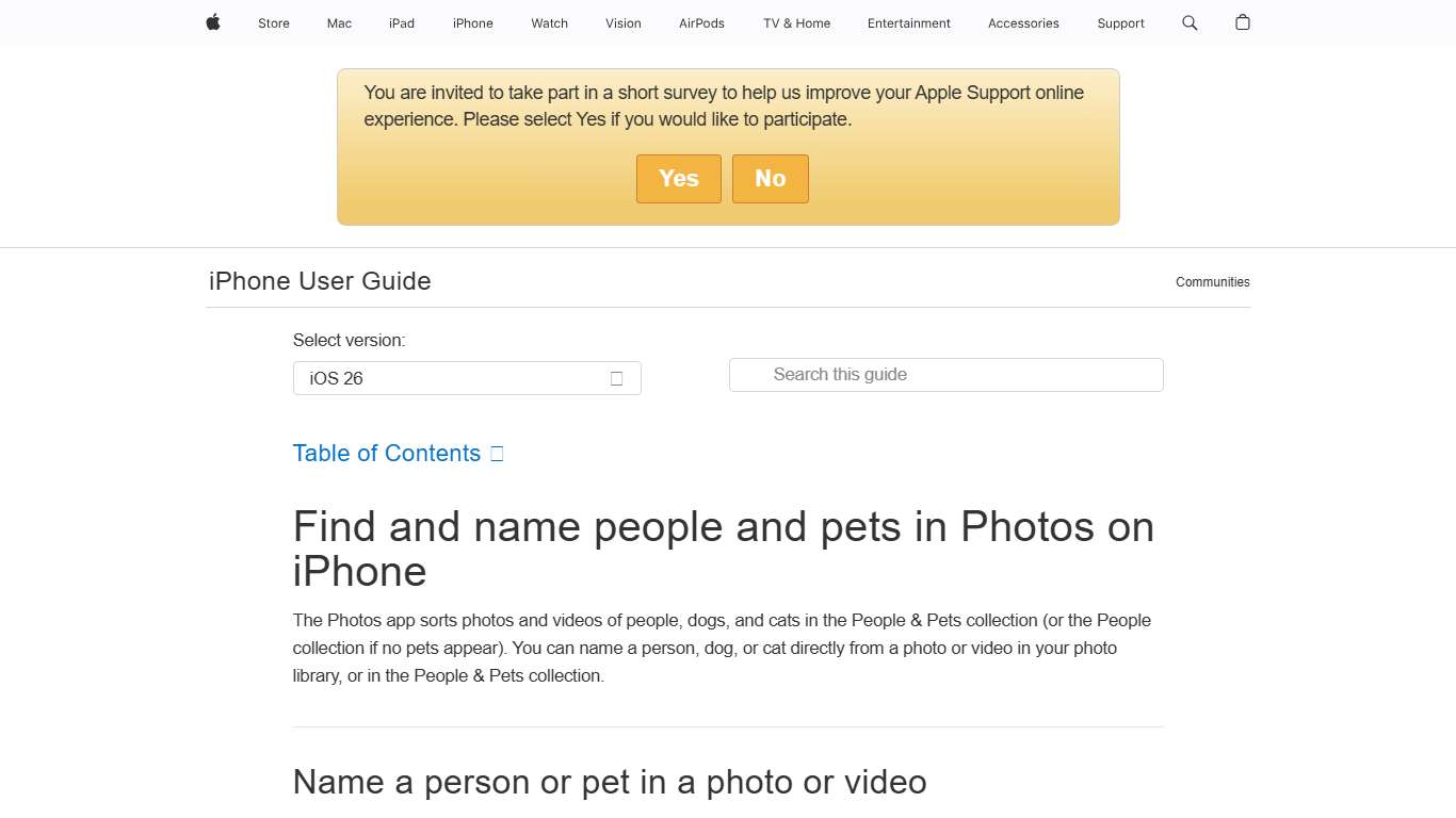 Find and name people and pets in Photos on iPhone - Apple Support